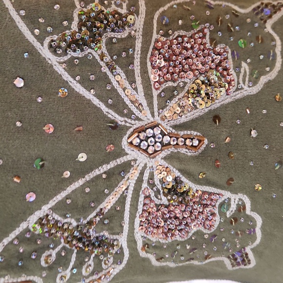 Vintage Y2K Twisted Heart Butterfly jacket - Picture 3 of 9